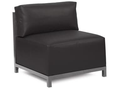 Howard Elliott Outdoor Axis Atlantis Black Fabric Cushion Lounge Chair HEOKQ920T064