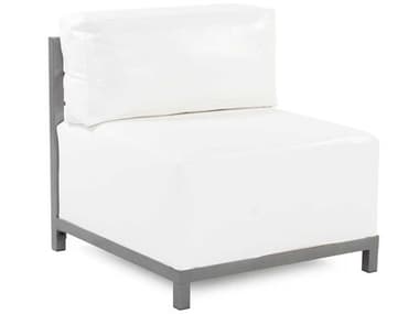 Howard Elliott Outdoor Axis Atlantis White Fabric Cushion Lounge Chair HEOKQ920T944