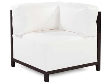 Howard Elliott Outdoor Axis Atlantis White Fabric Cushion Lounge Chair HEOKQ921T944