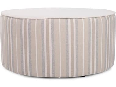 Howard Elliott Outdoor Universal Dune Sand Fabric Cushion Ottoman HEOQ1321349