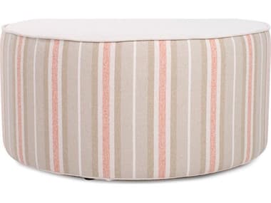 Howard Elliott Outdoor Universal Dune Terra Fabric Cushion Ottoman HEOQ1321350