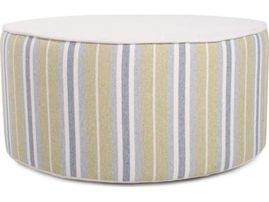 Howard Elliott Outdoor Universal Dune Moss Fabric Cushion Ottoman HEOQ1321351