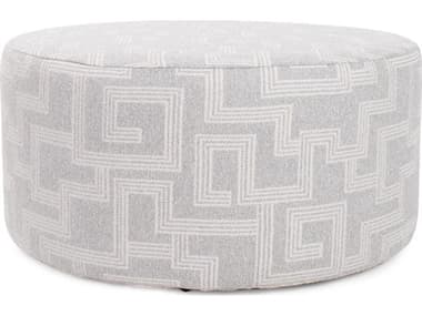 Howard Elliott Outdoor Universal Syros Fog Fabric Cushion Ottoman HEOQ1321353