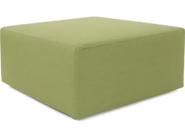 Howard Elliott Outdoor Universal Seascape Moss Fabric Cushion Ottoman HEOQ133299