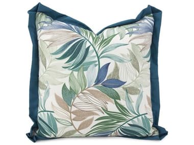 Howard Elliott Outdoor Fern Indigo Pillow HEOQ21274