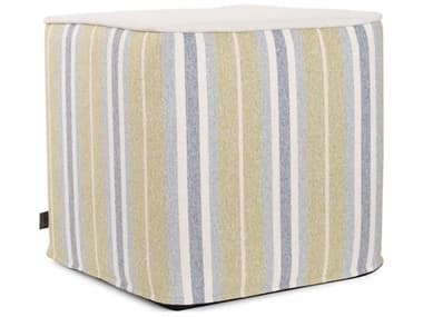 Howard Elliott Outdoor No Tip Dune Moss Fabric Cushion Ottoman HEOQ8501351