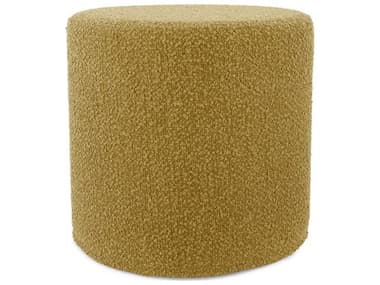 Howard Elliott Outdoor No Tip Alicante Gold Fabric Cushion Ottoman HEOQ8511339