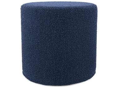 Howard Elliott Outdoor No Tip Alicante Indigo Fabric Cushion Ottoman HEOQ8511341