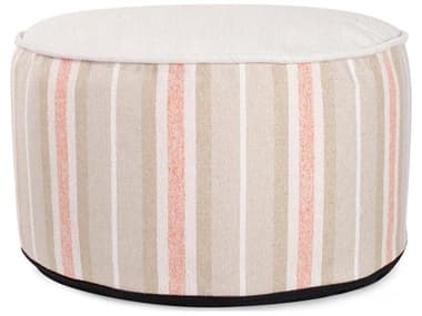 Howard Elliott Outdoor Dune Terra Fabric Cushion Ottoman HEOQ8711350