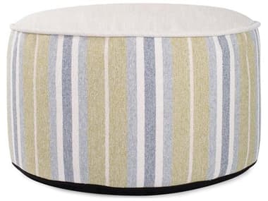 Howard Elliott Outdoor Dune Moss Fabric Cushion Ottoman HEOQ8711351