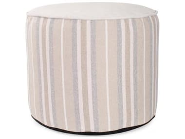 Howard Elliott Outdoor Dune Sand Fabric Cushion Ottoman HEOQ8721349