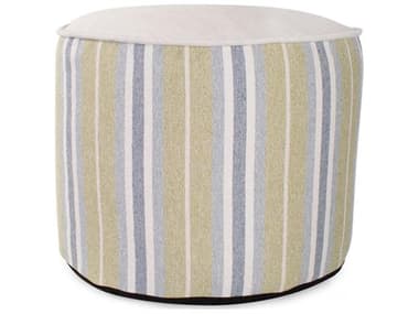 Howard Elliott Outdoor Dune Moss Fabric Cushion Ottoman HEOQ8721351