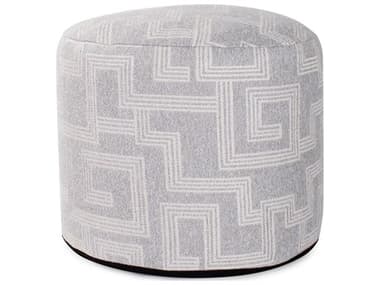 Howard Elliott Outdoor Syros Fog Fabric Cushion Ottoman HEOQ8721353