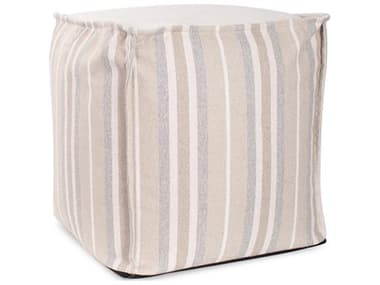 Howard Elliott Outdoor Dune Sand Fabric Cushion Ottoman HEOQ8731349