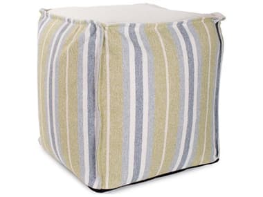 Howard Elliott Outdoor Dune Moss Fabric Cushion Ottoman HEOQ8731351