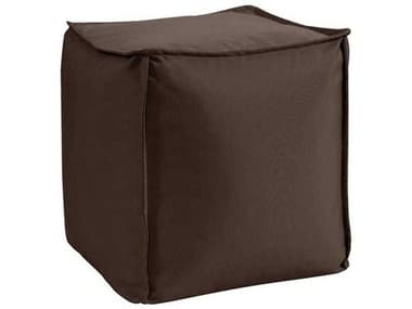 Howard Elliott Outdoor Patio Seascape Chocolate Fabric Cushion Ottoman HEOQ873462