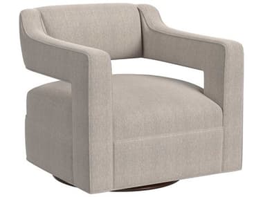HF Custom Moxie Swivel 30" Gray Fabric Accent Chair HFC159440055892PALI