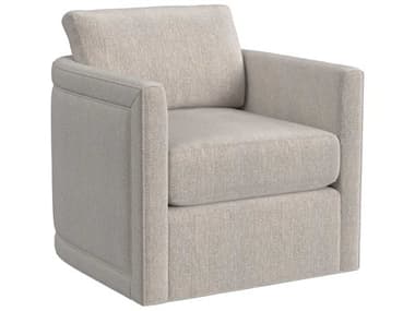 HF Custom Clemintine Swivel 31" Gray Fabric Accent Chair HFC165740055892