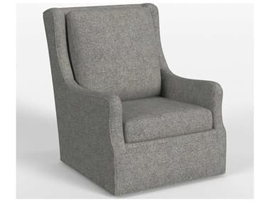 HF Custom Bellamy Swivel 31" Gray Fabric Accent Chair HFC168110027193