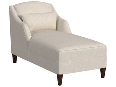 HF Custom Lark 31&quot; Beige Brown Fabric Upholstered Chaise HFC675440055809
