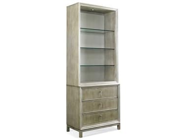 Hickory White Custom Elements Cabinet 37" Stone Bookcase HIW103101WNP1011MC