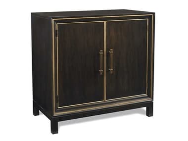 Hickory White Custom Elements Cabinet 37" Wide Sable Brown Maple Wood Accent Chest HIW111WMC