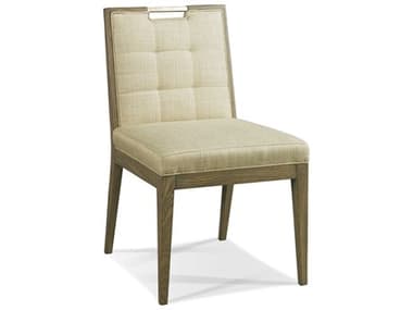Hickory White Odyssey Ash Wood Beige Fabric Upholstered Morris Side Dining Chair HIW21162