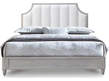Hickory White Artifex Grey Breeze Acacia Wood King Platform Bed HIW41520GB