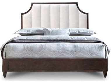 Hickory White Artifex Vuitton Brown Acacia Wood King Platform Bed HIW41520VB