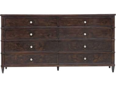 Hickory White Artifex 70&quot; Wide Vuitton Brown 8-Drawer Monet Double Dresser HIW41530VB