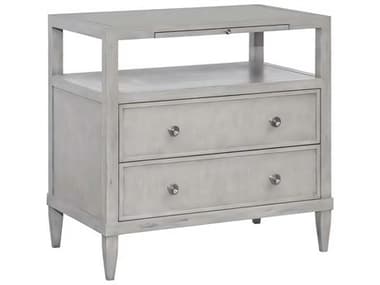 Hickory White Artifex 30&quot; Wide 2-Drawers Grey Breeze Dali Nightstand HIW41570GB