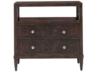Hickory White Artifex 30&quot; Wide 2-Drawers Vuitton Brown Dali Nightstand HIW41570VB
