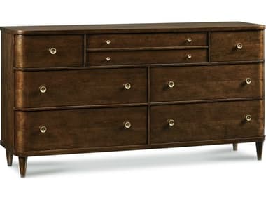 Hickory White Novella 69" Wide Brown Cherry Wood 8-Drawer Double Dresser HIW41730