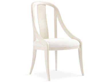 Hickory White Novella Cherry Wood Fabric Upholstered Side Dining Chair HIW41762