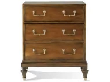 Hickory White Metropolitan Classics 29" Wide 3-Drawers Brown Maple Wood Nightstand HIW42572