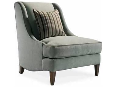 Hickory White Custom Elements Upholstery 33" Gray Fabric Armless Accent Chair HIW461301MC