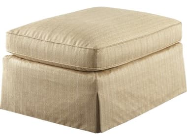 Hickory White Custom Elements Upholstery Tan Upholstered Ottoman HIW485950MC