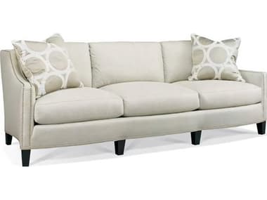 Hickory White Custom Elements Upholstery 100" Sable Beige Fabric Upholstered Sofa HIW540105MC
