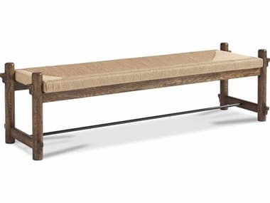 Hickory White Revival 81 66" Oak Brown Accent Bench HIW60380MC