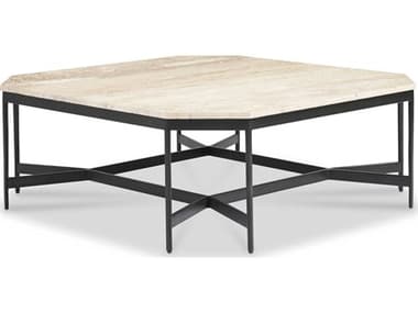 Hickory White Revival 81 48&quot; Square Stone Everett Cocktail Table HIW61311