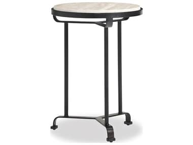Hickory White Revival 81 18&quot; Round Stone End Table HIW61324