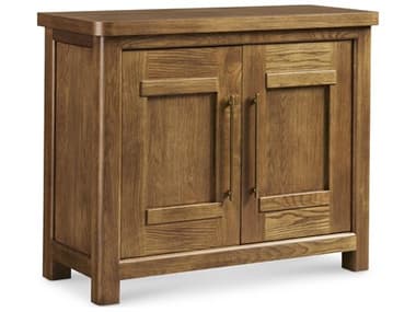 Hickory White Revival 81 44&quot; Wide Equestrian Brown Oak Wood Accent Chest HIW61331MC