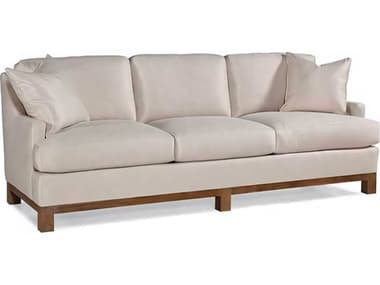 Hickory White Patron 96" Ember Beige Fabric Upholstered Sofa HIW621005MC