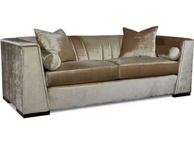 Hickory White Custom Elements Upholstery 91" Cotswold Gray Fabric Upholstered Sofa HIW630205MC
