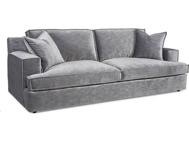 Hickory White Custom Elements Upholstery 96" Gray Fabric Upholstered Sofa HIW630305MC