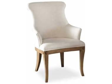 Hickory White Anthology Maple Wood Fabric Upholstered Truman Arm Dining Chair HIW63165