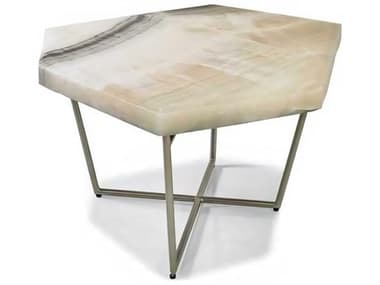 Hickory White O2 32" Stone Onyx Champagne Dulce Bunching Cocktail Table HIW81308