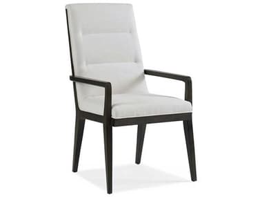 Hickory White Oasis Beech Wood Upholstered Ellena Arm Dining Chair HIW85161