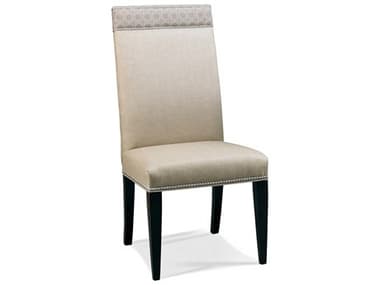 Hickory White A La Carte Hardwood Beige Fabric Upholstered Side Dining Chair HIW90162