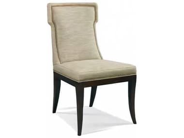 Hickory White A La Carte Maple Wood Beige Fabric Kistler Klismos Side Dining Chair HIW90172